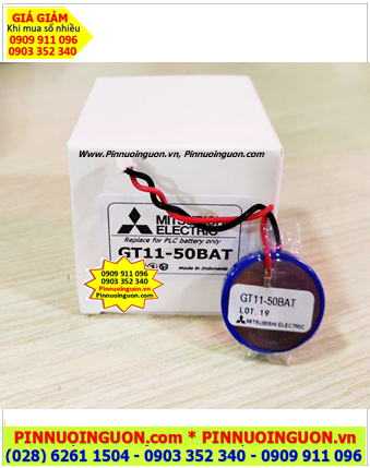 Mitsubishi GT11-50BAT; Pin nuôi nguồn PLC Mitsubishi GT11-50BAT lithium 3v 620mAh chính hãng